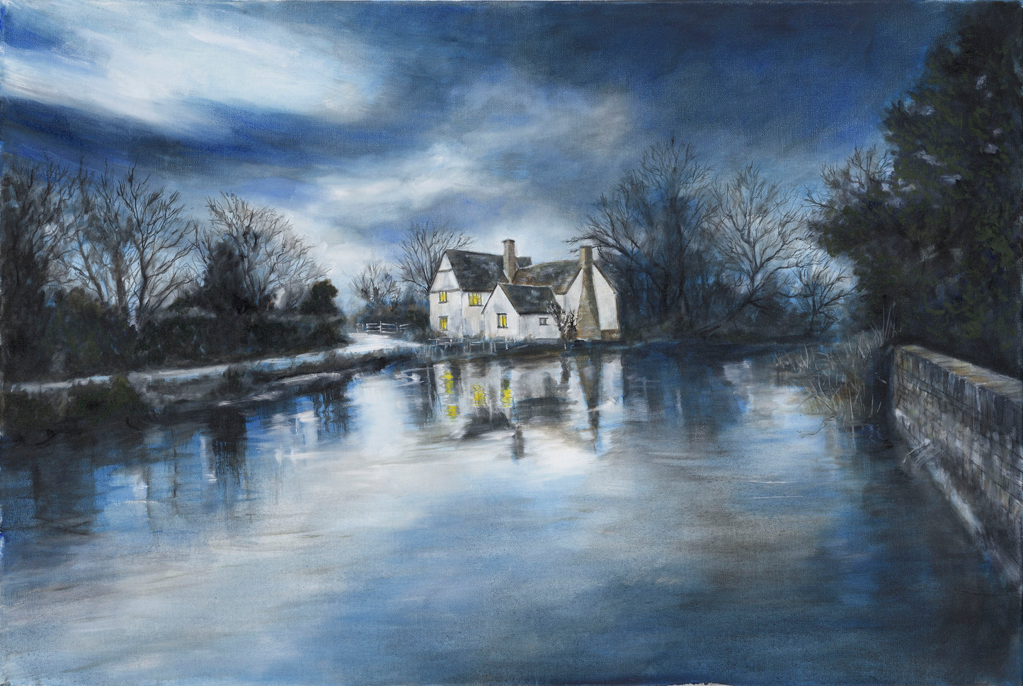 Willy Lotts cottage at night