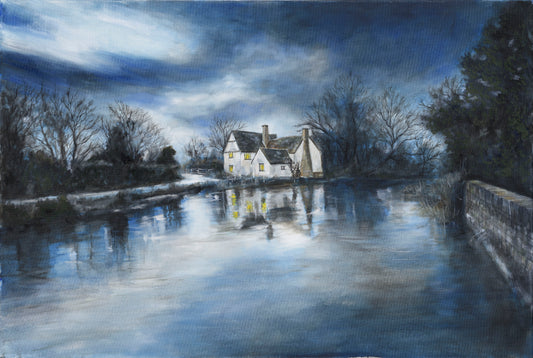 Willy Lotts cottage at night