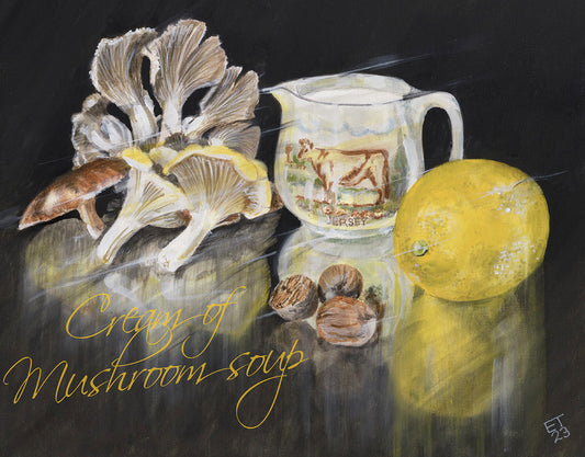 Cream of Mushroom Soup - Giclee Print